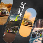 Rally Car Max 50mph Brushless RC Cars for Adults with Gyro 4WD RC Truck with Full Car Linkage Lighting Remote Control Trucks with 3S 2200mAh Rechargeable Battery Support 4400mAh Battery