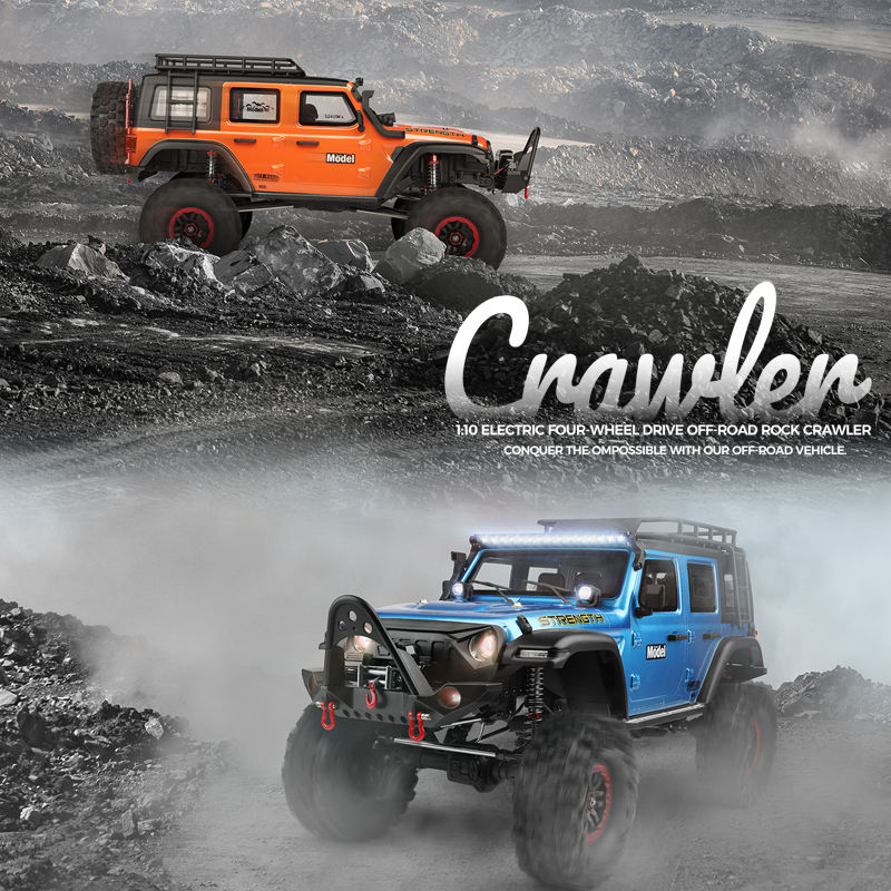 Wltoys 104010 1/10 Professional RC Car Off Road 4x4 2.4G 4WD Remote Control Cars 45 Minutes Working Time Climbing Car Adult Toy