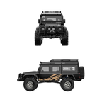 MJX H8H+ RC Car 1/8 4WD 3970 Brushless 8CH Remote Control Toys Climbing Off-Road Truck Aluminum Alloy Parts 80A ESC 35KG Servo