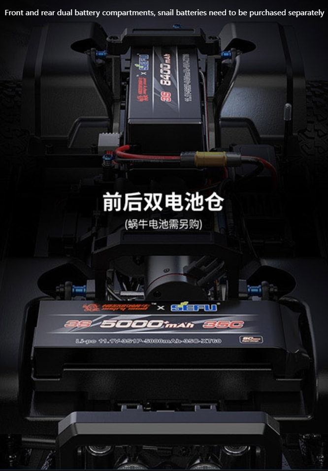 MJX H8H+ RC Car 1/8 4WD 3970 Brushless 8CH Remote Control Toys Climbing Off-Road Truck Aluminum Alloy Parts 80A ESC 35KG Servo