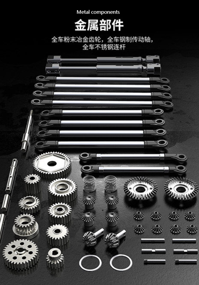 MJX H8H+ RC Car 1/8 4WD 3970 Brushless 8CH Remote Control Toys Climbing Off-Road Truck Aluminum Alloy Parts 80A ESC 35KG Servo